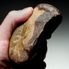 EXCEPTIONAL BI-COLORED MODE 1 BASALT AFRICAN OLDOWAN PEBBLE CHOPPER AXE WITH INTELLIGENT DESIGN GRIP  *PB215