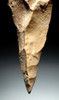 FINEST HOMO ERECTUS ACHEULEAN QUADRAHEDRAL PICK HAND AXE FROM STONE AGE AFRICA  *ACH486