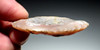 UNBROKEN MAYAN CHERT FLAKED SYMMETRICAL OPEN RING ECCENTRIC EFFIGY  *PC600