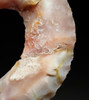 UNBROKEN MAYAN CHERT FLAKED SYMMETRICAL OPEN RING ECCENTRIC EFFIGY  *PC600