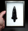 SPECTACULAR GREEN OBSIDIAN ROYAL PRESTIGE SPEARHEAD FROM THE ANCIENT PRE-COLUMBIAN TEOTIHUACAN EMPIRE  *PC613