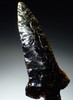 SPECTACULAR GREEN OBSIDIAN ROYAL PRESTIGE SPEARHEAD FROM THE ANCIENT PRE-COLUMBIAN TEOTIHUACAN EMPIRE  *PC613