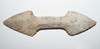 RARE MAYAN PRE-COLUMBIAN FLAKED CHERT DOUBLE POINTED BLADE AXE HEAD  *PC609