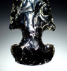 LARGE MAYAN PRE-COLUMBIAN OBSIDIAN FLARED CONVEX BASE PRESTIGE SPEARHEAD  *PC608
