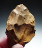SUPERB NEANDERTHAL MOUSTERIAN MTA FLINT BIFACE HAND AXE FROM NORMANDY FRANCE  *M521
