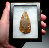 CHOICE BIFACIAL EGYPTIAN FAYUM NEOLITHIC FLINT KNIFE BLADE FROM PREDYNASTIC EGYPT  *CAP438