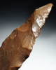 LARGE FAYUM NEOLITHIC EGYPTIAN FLINT SICKLE BLADE FROM PREDYNASTIC EGYPT  *CAP439