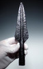 LARGE EXCEPTIONAL ANCIENT ACHAEMENID IRON CHARIOT / CAVALRY SPEARHEAD FROM THE FIRST PERSIAN EMPIRE  *LUR408