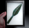 SCARCE LARGE ANCIENT LAC VIET BRONZE JAVELIN SPEARHEAD FROM THE SOUTHEAST ASIA DONG SON CULTURE  *SEA29