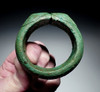  HEAVY WIDE DOUBLE SPIRAL ANCIENT SOLID BRONZE PRESTIGE BANGLE BRACELET FROM THE SOUTHEAST ASIA DONG SON CULTURE  *SEA14