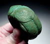 HEAVY WIDE DOUBLE SPIRAL ANCIENT SOLID BRONZE PRESTIGE BANGLE BRACELET FROM THE SOUTHEAST ASIA DONG SON CULTURE  *SEA14
