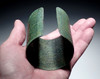 SPECTACULAR SOLID ANCIENT BRONZE WIDE CUFF PRESTIGE BANGLE BRACELET FROM THE SOUTHEAST ASIA DONG SON CULTURE  *SEA11