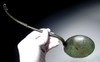 MUSEUM-CLASS ANCIENT BRONZE CEREMONIAL SACRED SERVING LADLE FROM THE SOUTHEAST ASIA DONG SON CULTURE  *SEA30