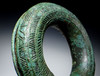 MUSEUM-CLASS LARGE DECORATIVE ANCIENT BRONZE PRESTIGE BANGLE BRACELET FROM THE SOUTHEAST ASIA DONG SON CULTURE  *SEA18
