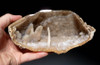 RARE WHITE FOSSIL AGATIZED CORAL GEODE "CAVE" WITH RARE CRYSTAL STRUCTURES  *COR102