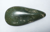PRE-COLUMBIAN MAYAN POLISHED COLORFUL GREEN STONE CELT WAR AXE  *PC651