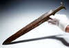 RARE LARGE ANCIENT COPPER CULTIC RITUAL SWORD FROM THE COPPER HOARD CULTURE OF THE LATE HARAPPAN PERIOD  *LUR410