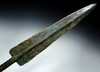 LARGE SUMERIAN ANCIENT BRONZE PHALANX PIKE SOCKETED SPEARHEAD FROM THE NEAR EAST  *R345
