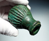 EXCEPTIONAL ANCIENT LURISTAN BRONZE RIBBED GLOBULAR SCEPTER OFFICERS WAR MACE HEAD FROM THE ANCIENT NEAR EAST  *LUR433