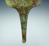 COLORFUL LARGE ANCIENT LURISTAN SHEET BRONZE DAGGER FROM THE NEAR EAST  *LUR429