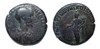ROMAN IMPERIAL BRONZE AS ANCIENT COIN OF GORDIAN III WITH LIBERALITAS GODDESS OF GENEROSITY  *AC261