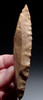 RARE SUPERB LARGE TENERIAN NEOLITHIC DENTICULATE SAW BLADE FLAKE STONE TOOL FROM THE SAHARAN TENERE DESERT  *CAP447