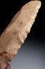RARE SUPERB LARGE TENERIAN NEOLITHIC DENTICULATE SAW BLADE FLAKE STONE TOOL FROM THE SAHARAN TENERE DESERT  *CAP447
