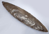 SUPERIOR PRE-COLUMBIAN MAYAN BIFACIAL SILVER FLINT RITUAL KNIFE LEAF BLADE DAGGER FOR SACRIFICE   *PC658