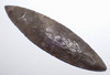 SUPERIOR PRE-COLUMBIAN MAYAN BIFACIAL SILVER FLINT RITUAL KNIFE LEAF BLADE DAGGER FOR SACRIFICE   *PC658