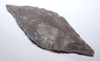 UNUSUAL LARGE PRESTIGE CAPSIAN NEOLITHIC FLAKED PLUM FLINT LEAF BLADE FROM THE SAHARA  *CAP457