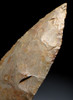 LARGEST OF OUR 25 YEAR COLLECTION - OVER 5000 YEAR OLD RARE PRESTIGE CAPSIAN NEOLITHIC BIFACIAL FLINT LEAF BLADE KNIFE FROM THE SAHARA  *CAP456