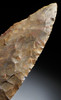 LARGEST OF OUR 25 YEAR COLLECTION - OVER 5000 YEAR OLD RARE PRESTIGE CAPSIAN NEOLITHIC BIFACIAL FLINT LEAF BLADE KNIFE FROM THE SAHARA  *CAP456