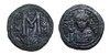 EXCELLENT LARGE ROMAN BYZANTINE BRONZE FOLLIS ANCIENT COIN OF EMPEROR JUSTINIAN I 'THE GREAT' WHO BUILT HAGIA SOPHIA  *AC245
