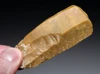 SUPREME BALKAN EARLY NEOLITHIC CORE-STRUCK HONEY GOLD FLINT BLADE FLAKE TOOL FROM THE FIRST FARMING SOCIETY  *N360