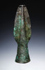 ANCIENT BACTRIAN BRONZE SOCKETED THROWING JAVELIN SPEARHEAD WITH EVIDENCE OF COMBAT USE AND ANCIENT WOOD TRACES  *LUR466