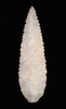 FINEST WHITE INVESTMENT GRADE CAPSIAN AFRICAN NEOLITHIC SERRATED ARROWHEAD  *CAP480