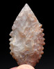 FINEST POINTED TANG INVESTMENT GRADE CAPSIAN AFRICAN NEOLITHIC SERRATED ARROWHEAD  *CAP470