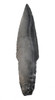 CHOICE MAYAN PRE-COLUMBIAN STEMMED MACRO BLADE DAGGER FLAKED STONE KNIFE WITH HANDLE  *PC670