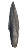 CHOICE MAYAN PRE-COLUMBIAN STEMMED MACRO BLADE DAGGER FLAKED STONE KNIFE WITH HANDLE  *PC670