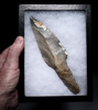 SUPERB MAYAN PRE-COLUMBIAN CHERT DAGGER STEMMED MACRO BLADE KNIFE  *PC671