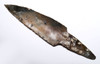 LARGE MUSEUM-CLASS MAYAN PRE-COLUMBIAN STONE MACRO BLADE STEMMED DAGGER  *PC673