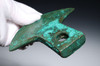 FINEST LARGE PRE-COLUMBIAN INCA PIERCED COPPER BRONZE WAR AXE  *PC674
