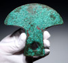 FINEST LARGE PRE-COLUMBIAN INCA PIERCED COPPER BRONZE WAR AXE  *PC675