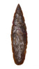 LARGE ROOT BEER FLINT INVESTMENT GRADE CAPSIAN AFRICAN NEOLITHIC ARROWHEAD  *CAP487