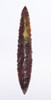 LARGE FINEST INVESTMENT GRADE CAPSIAN AFRICAN NEOLITHIC SERRATED ARROWHEAD FOR DEEP PENETRATION  *CAP486
