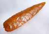 BEST OF THE LIFETIME COLLECTION - LARGE RARE TENERIAN NEOLITHIC GOLD JASPER PRESTIGE ARROWHEAD  *CAP452