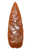 BEST OF THE LIFETIME COLLECTION - LARGE RARE TENERIAN NEOLITHIC GOLD JASPER PRESTIGE ARROWHEAD  *CAP452