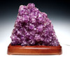 AAA GRADE FINEST LARGE GEM AMETHYST CLUSTER CRYSTAL LAMP WITH LED LIGHT 16 LBS  / 7.3 KG  *L2