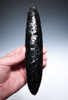 MUSEUM-CLASS PRE-COLUMBIAN AZTEC OBSIDIAN HUMAN SACRIFICE FLAYING BLADE FOR XIPE TOTEC RITUALS  *PC664