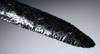 MUSEUM-CLASS PRE-COLUMBIAN AZTEC OBSIDIAN HUMAN SACRIFICE FLAYING BLADE FOR XIPE TOTEC RITUALS  *PC664